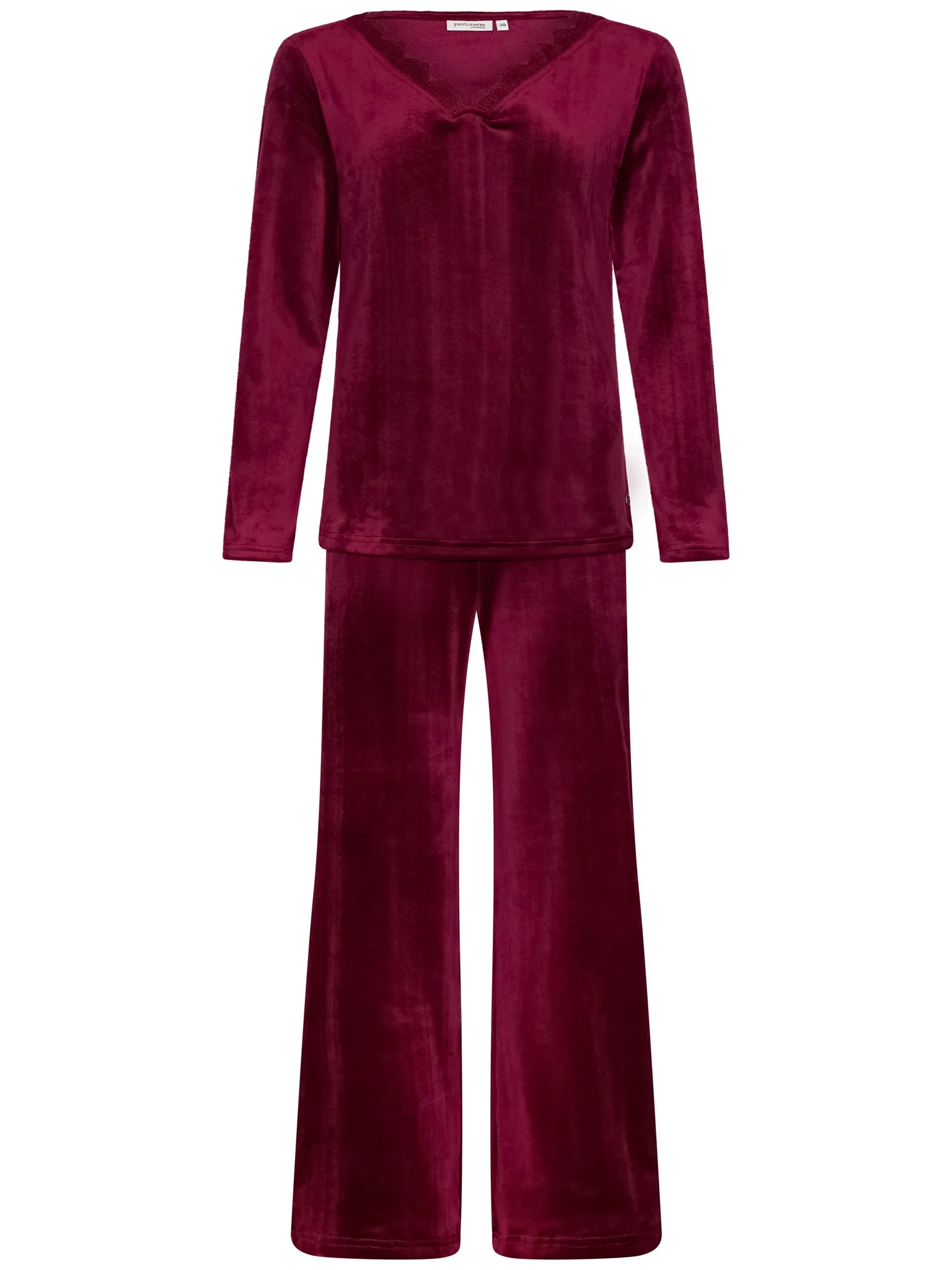 Pyjama's bordeaux Pastunette - Image 2