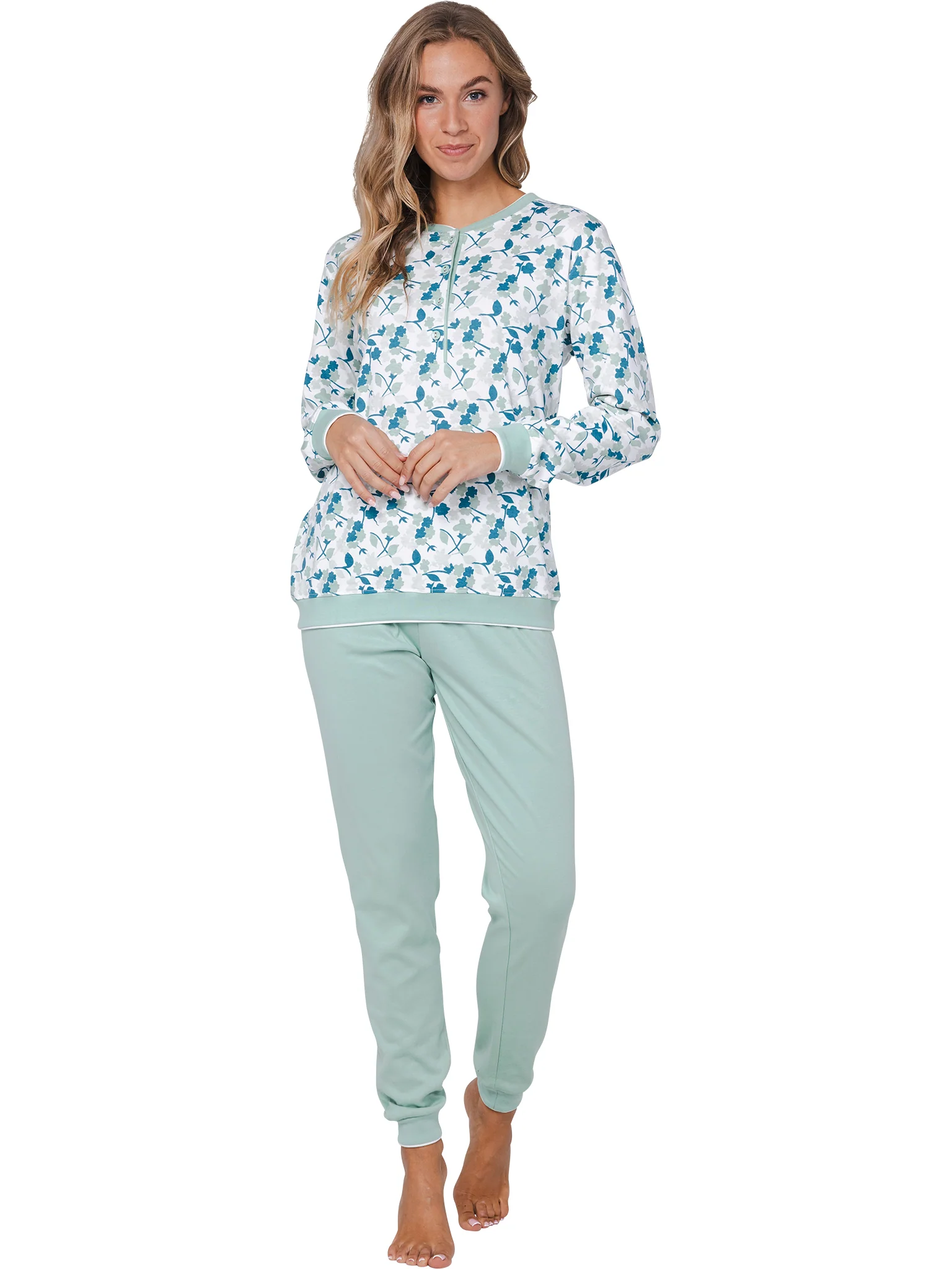Pyjama's groen Pastunette