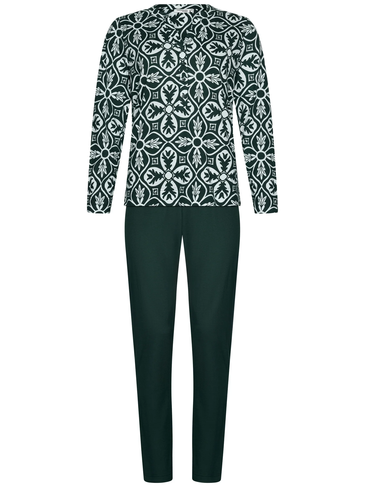 Pyjama's groen Pastunette - Image 3