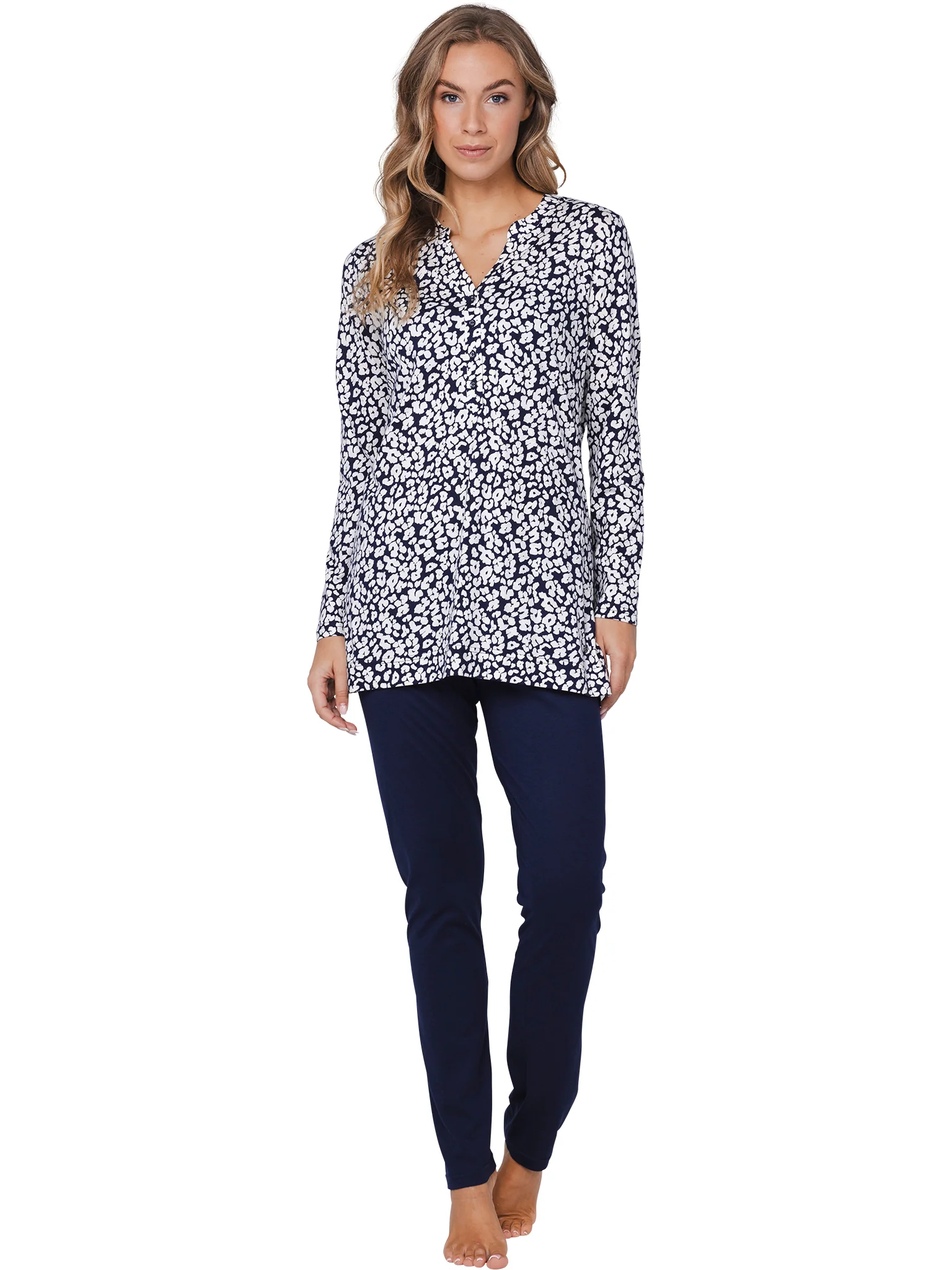 Pyjama's navy Pastunette