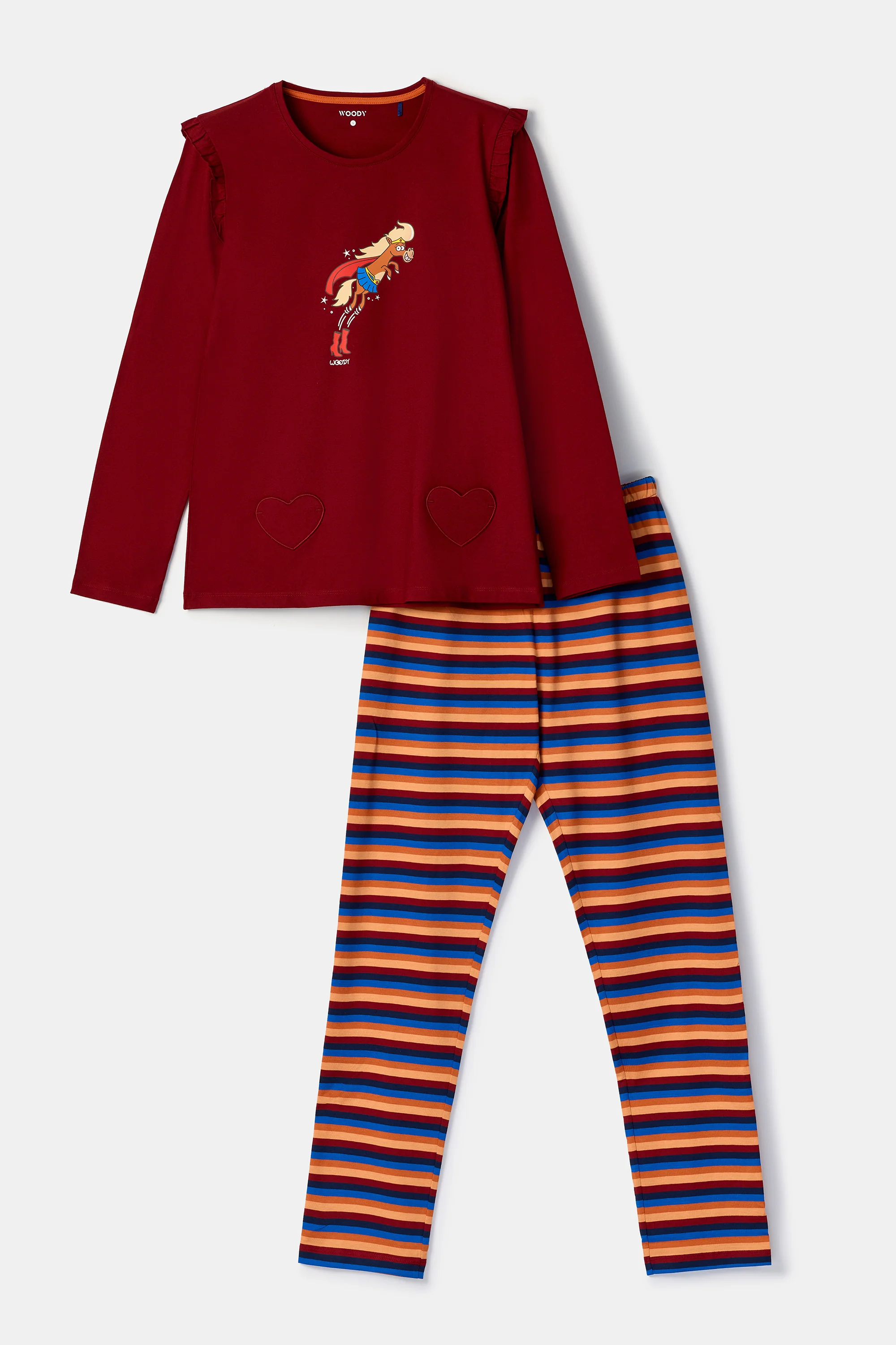 Pyjama's rood Woody