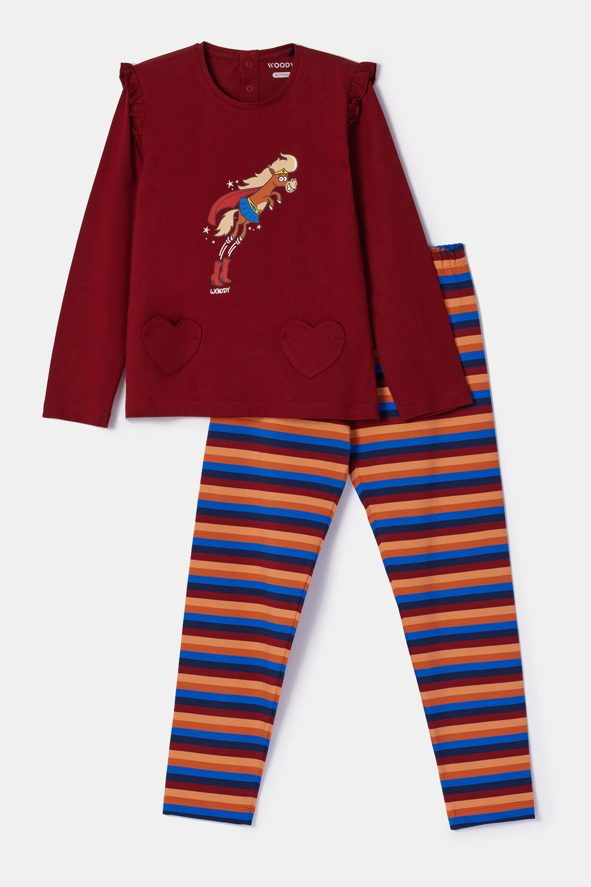 Pyjama's rood Woody