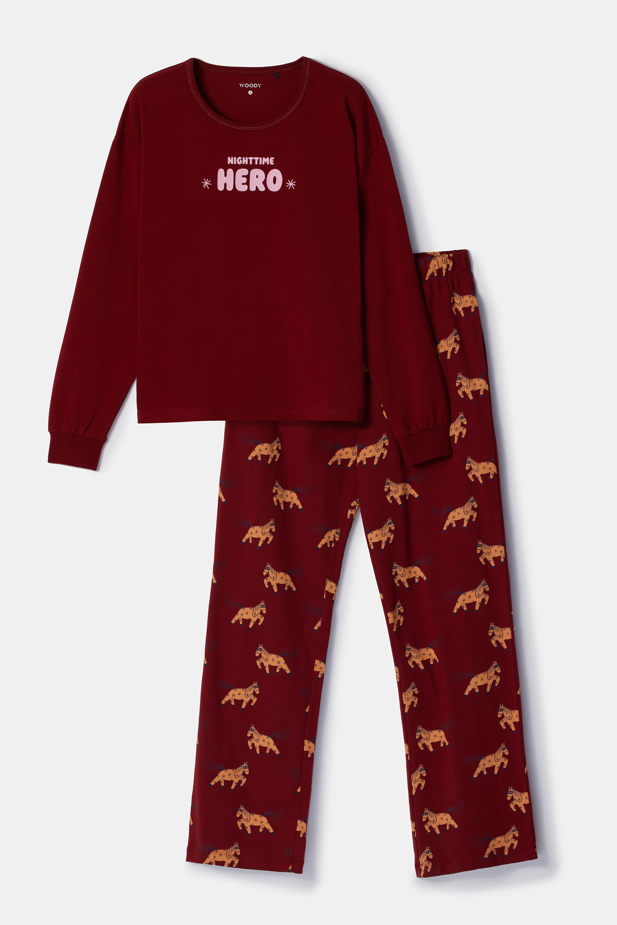 Pyjama's rood Woody - Image 5