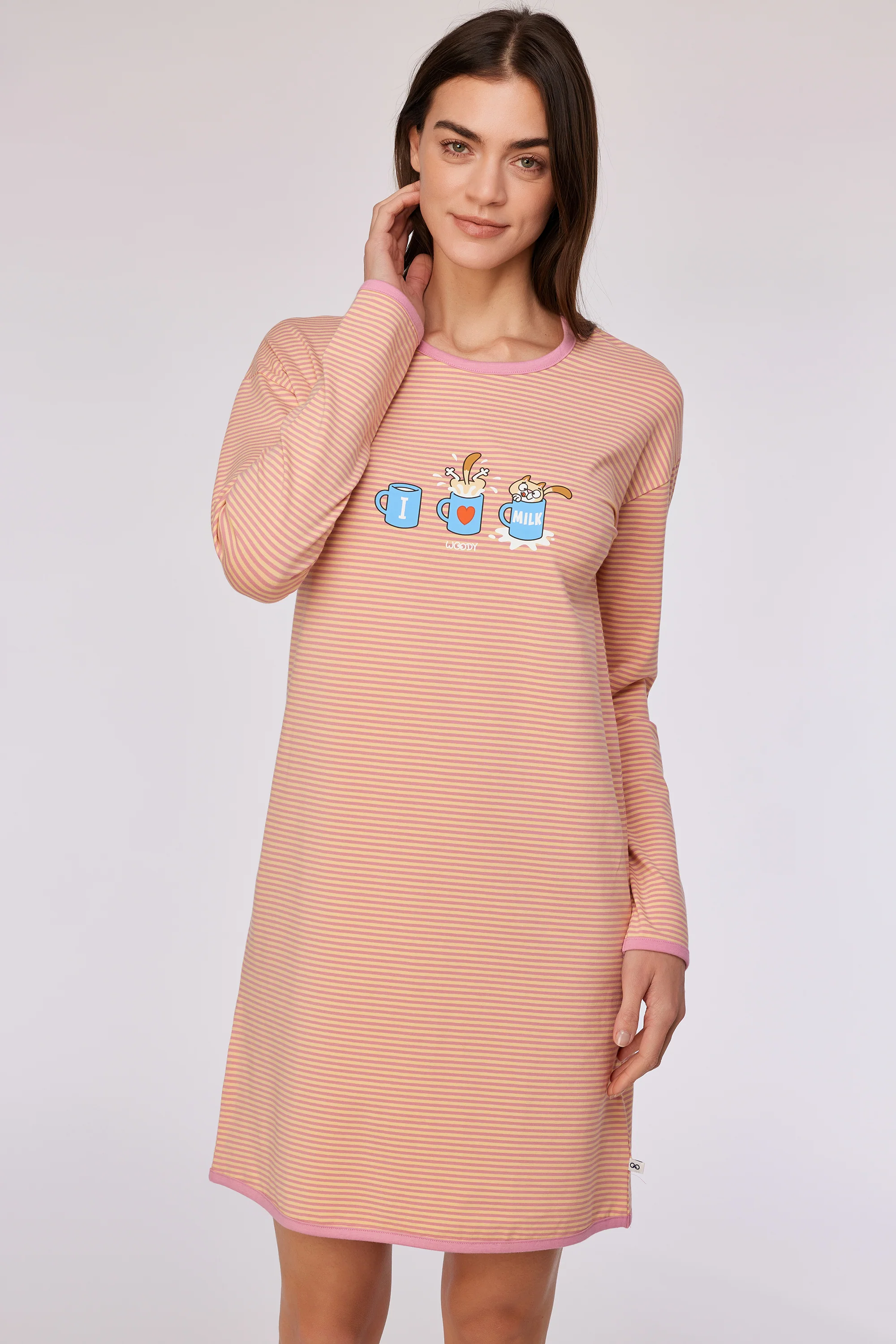 Pyjama's roze Woody