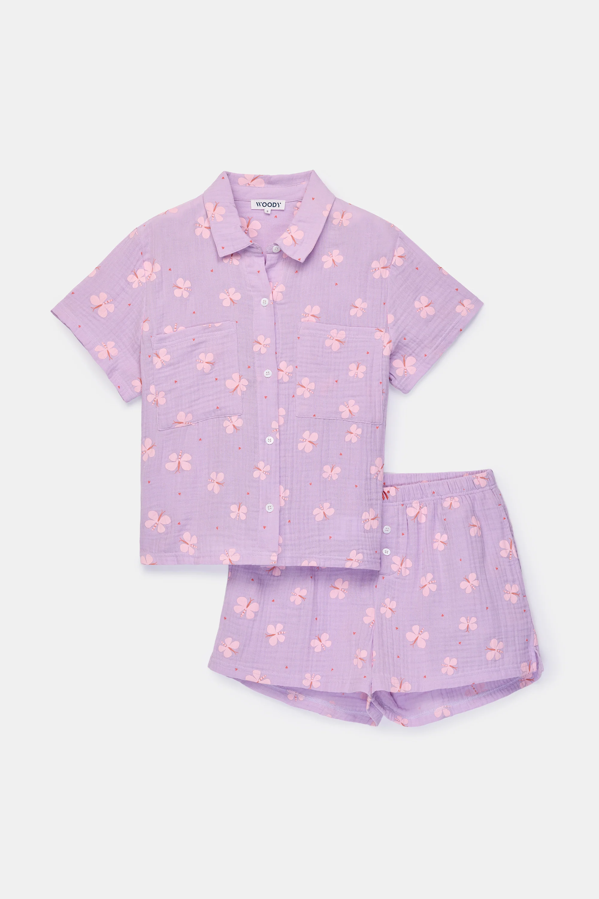 Pyjama's roze Woody