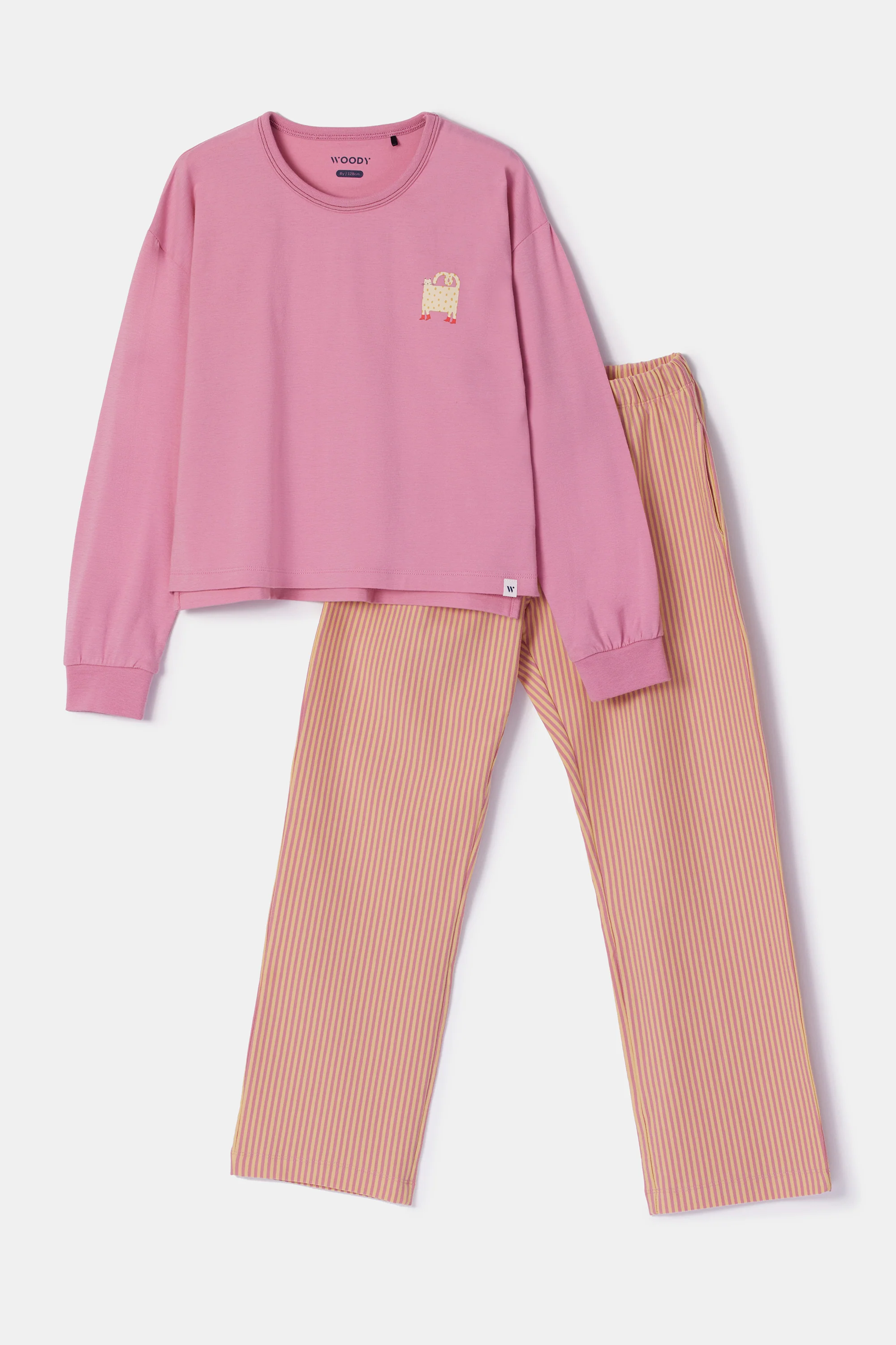 Pyjama's roze Woody