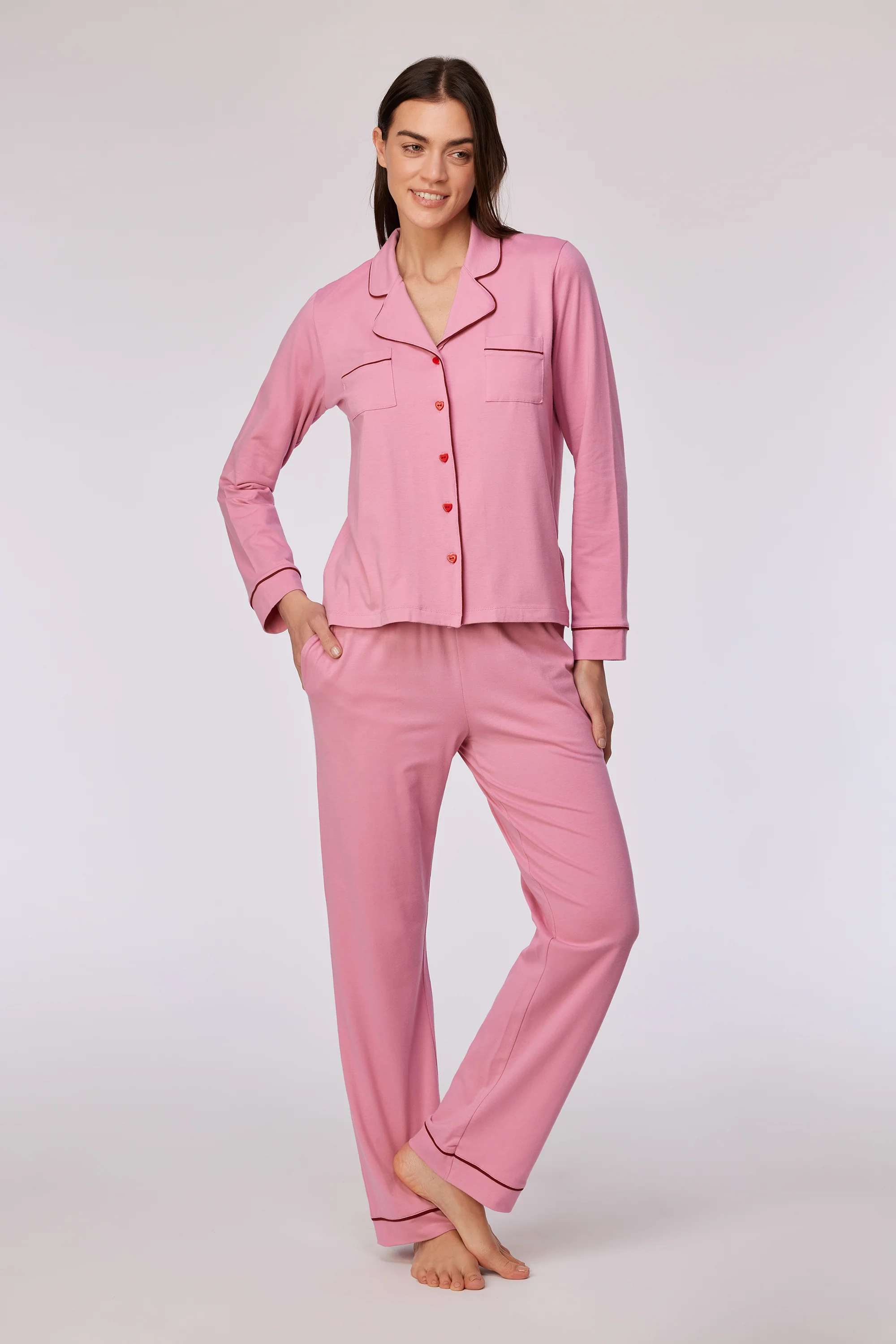 Pyjama's roze Woody