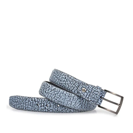 Riemen blauw Floris Van Bommel
