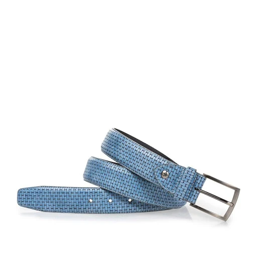 Riemen blauw Floris Van Bommel