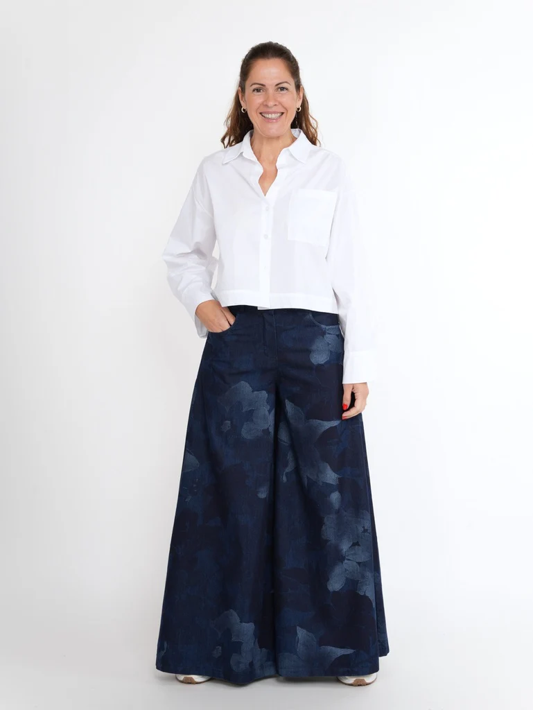 Rokken blauw BLACK ROSE - Image 3