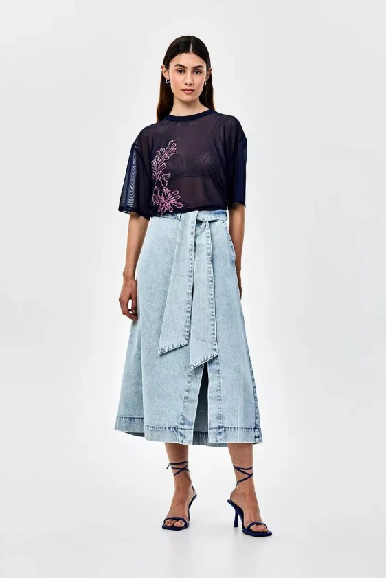 Rokken blauw CKS