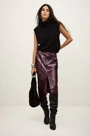 Rokken bordeaux ba&sh