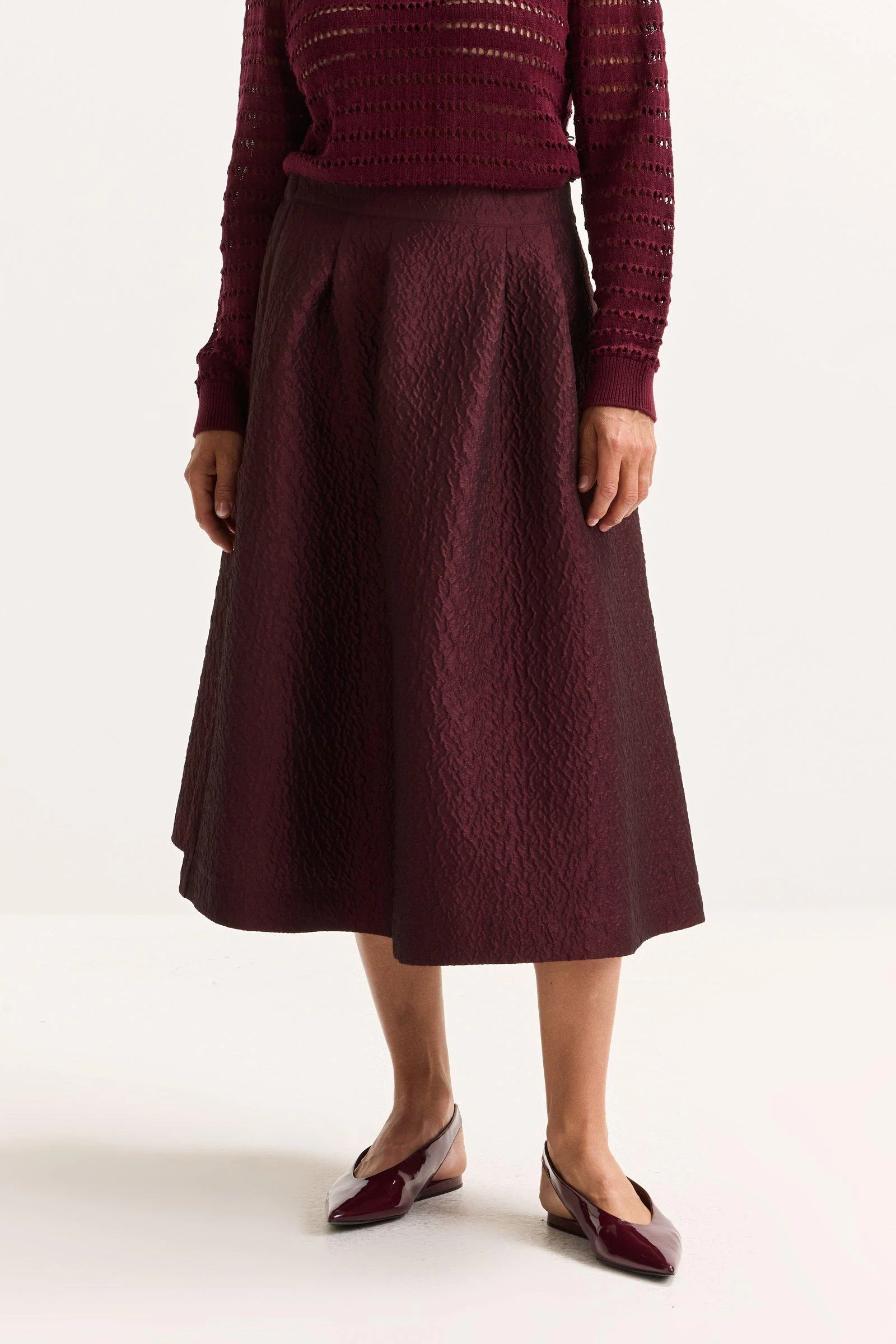 Rokken bordeaux Améline - Image 3