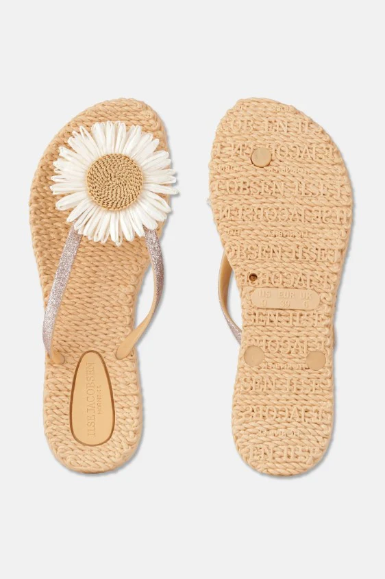 Teenslippers beige Ilse Jacobsen