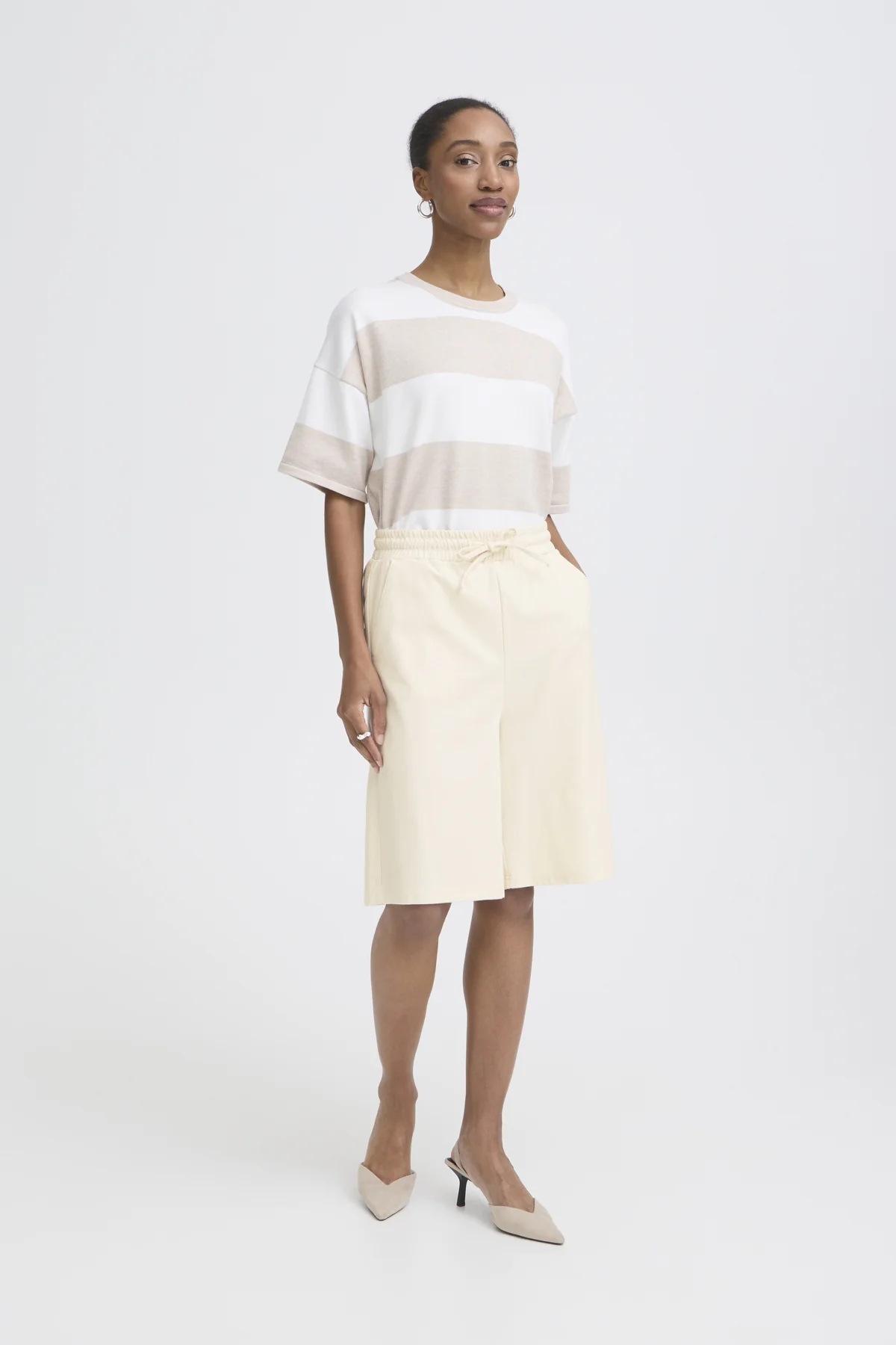 Shorten beige ICHI