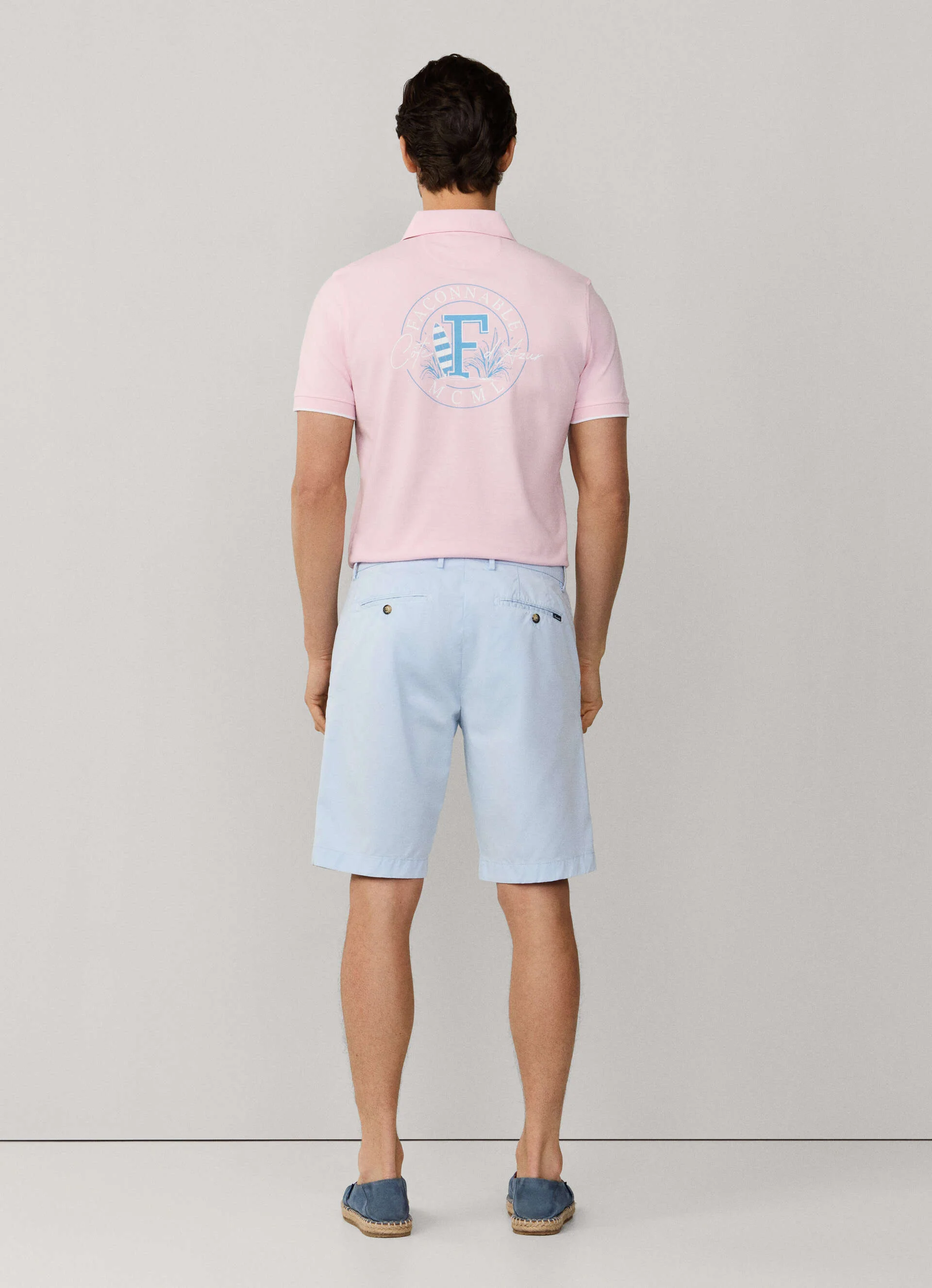 Shorten blauw Façonnable - Image 4