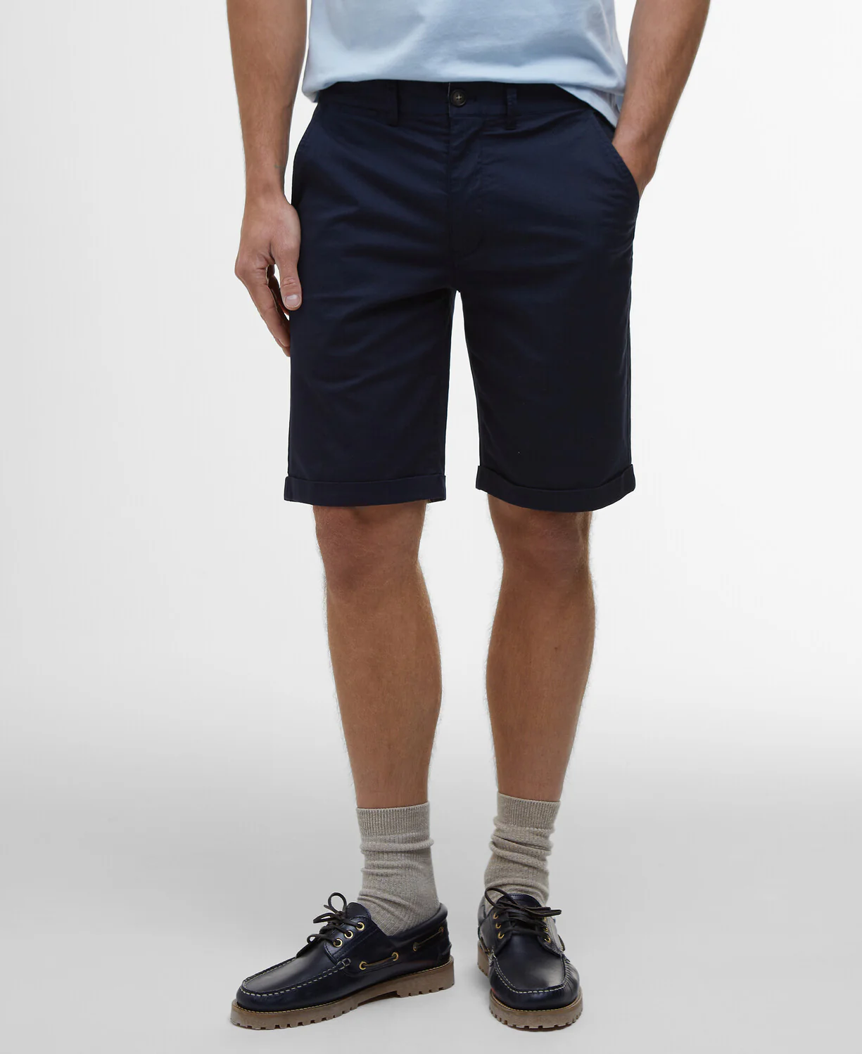 Shorten navy Barbour - Image 6