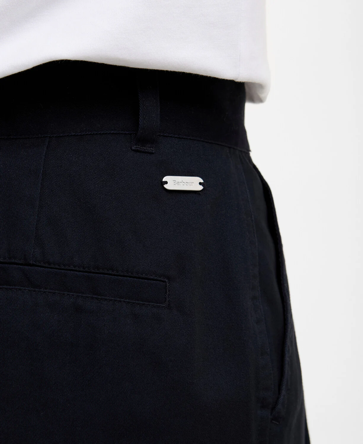 Shorten navy Barbour - Image 3