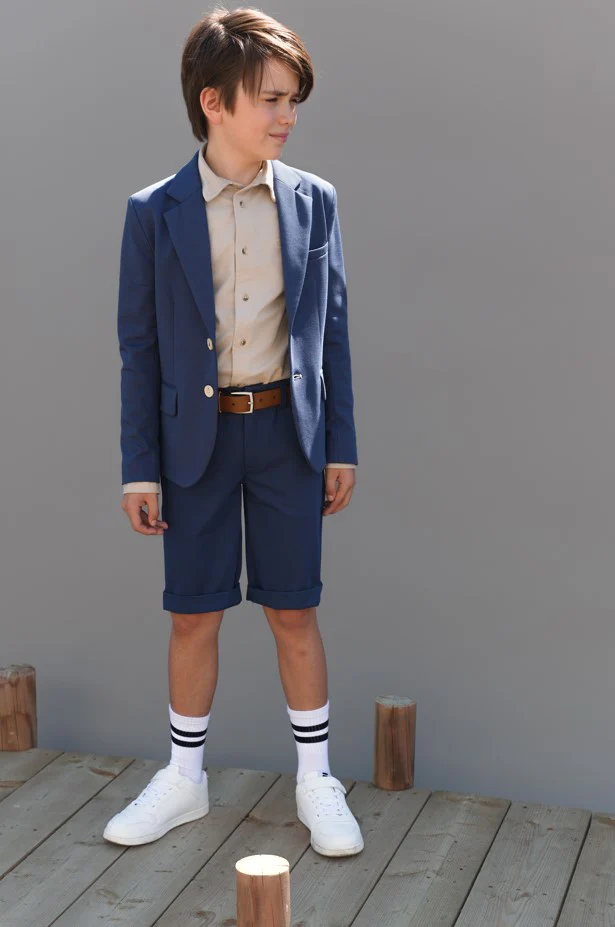 Shorten navy Red + Blu