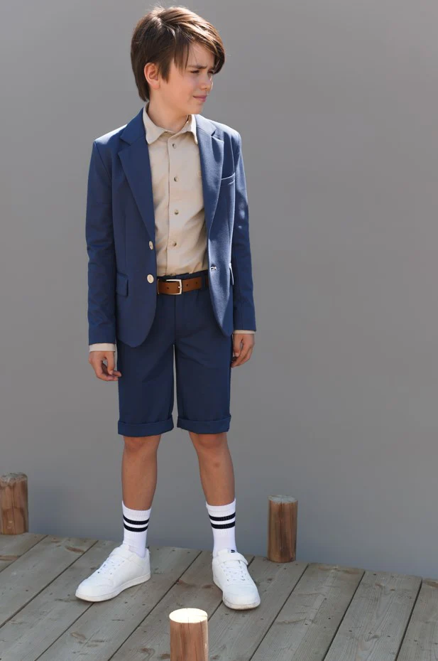 Shorten navy Red + Blu