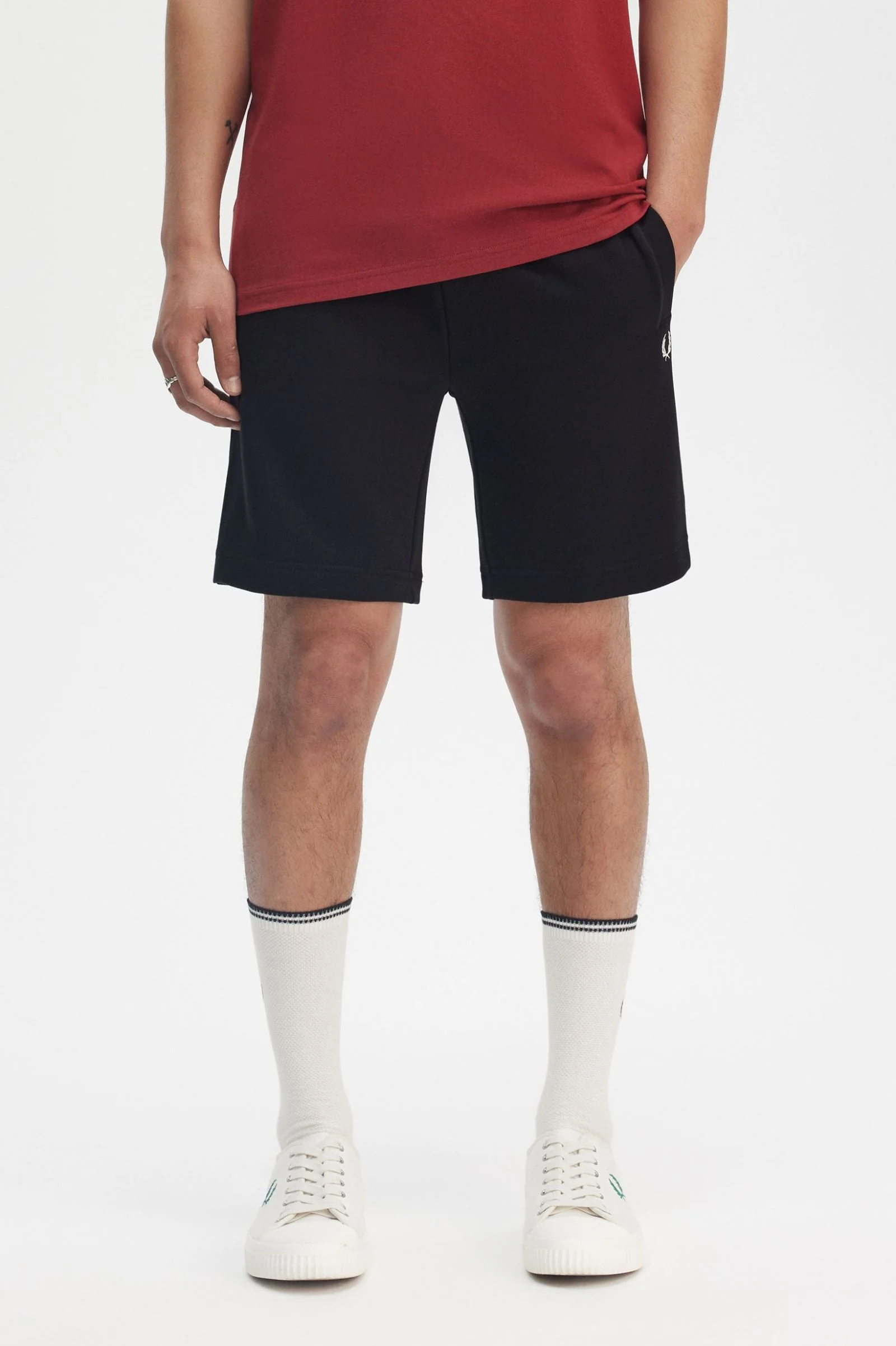Shorten zwart Fred Perry
