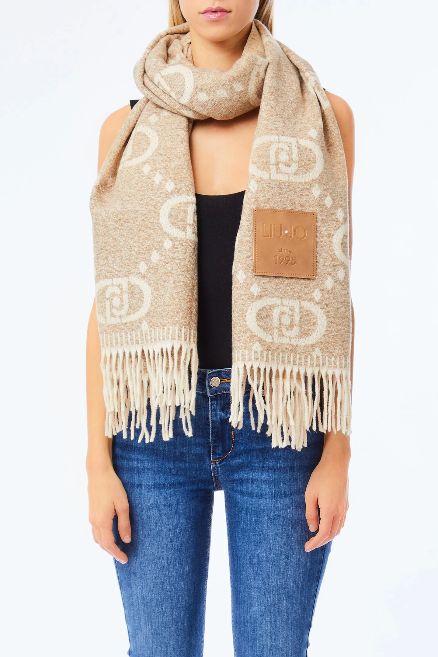 Sjaals beige Liu Jo