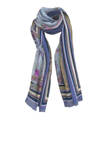 Sjaals blauw Bianca