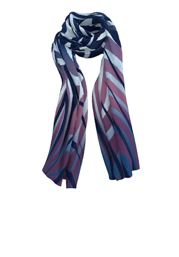 Sjaals blauw Bianca