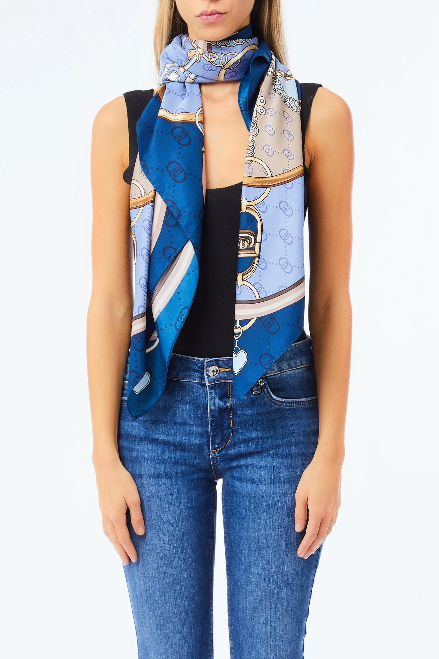 Sjaals blauw Liu Jo