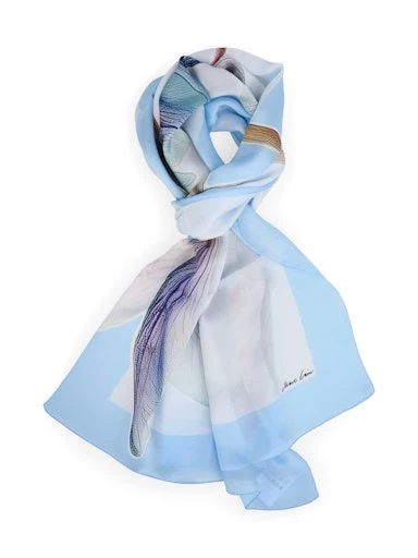 Sjaals blauw Marc Cain