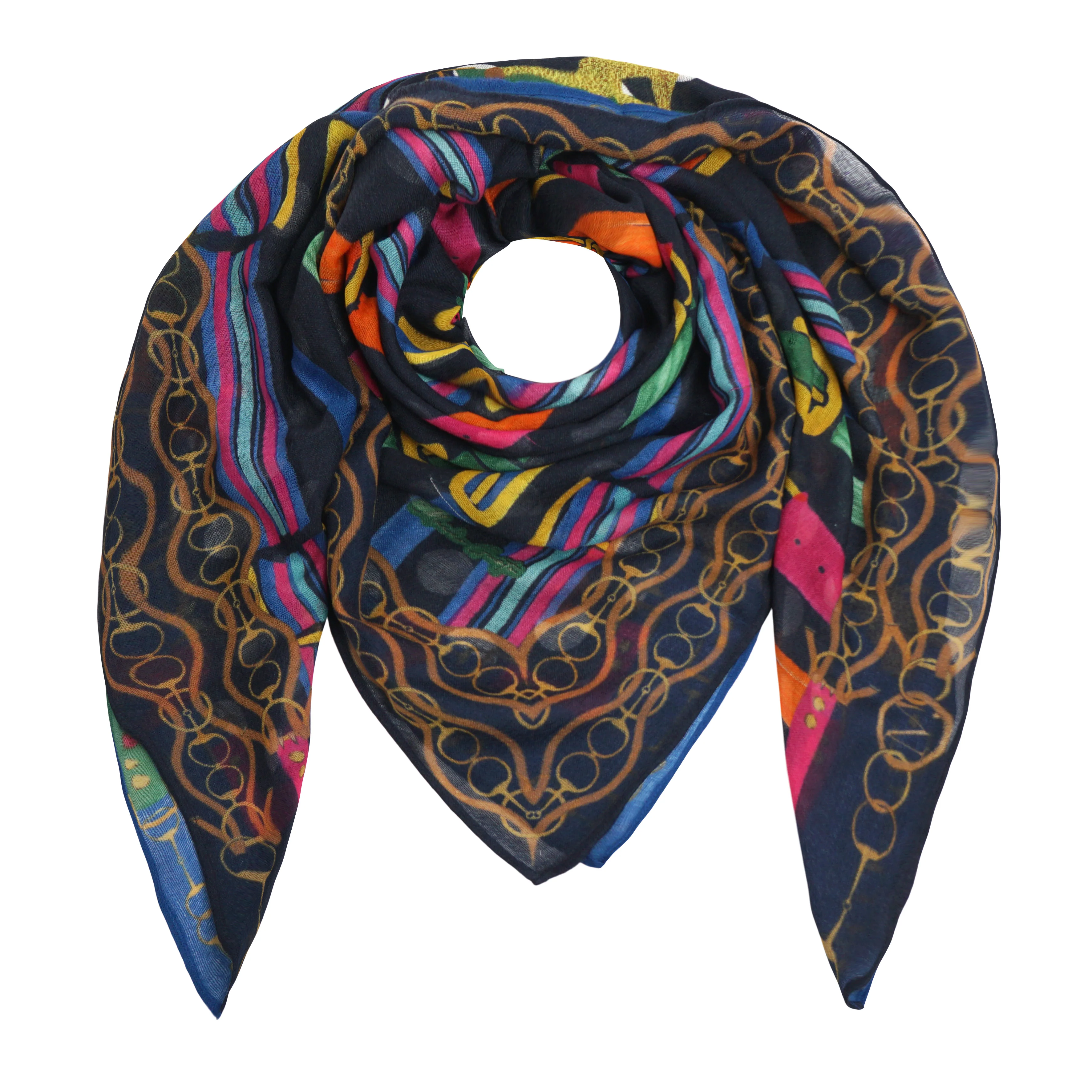 Sjaals multicolor Mucho Gusto
