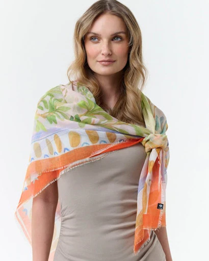 Sjaals multicolor Fraas - Image 5