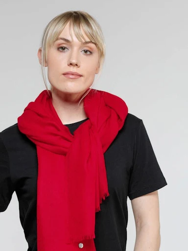 Sjaals rood Fraas - Image 5