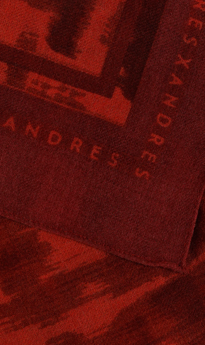 Sjaals rood Xandres - Image 2
