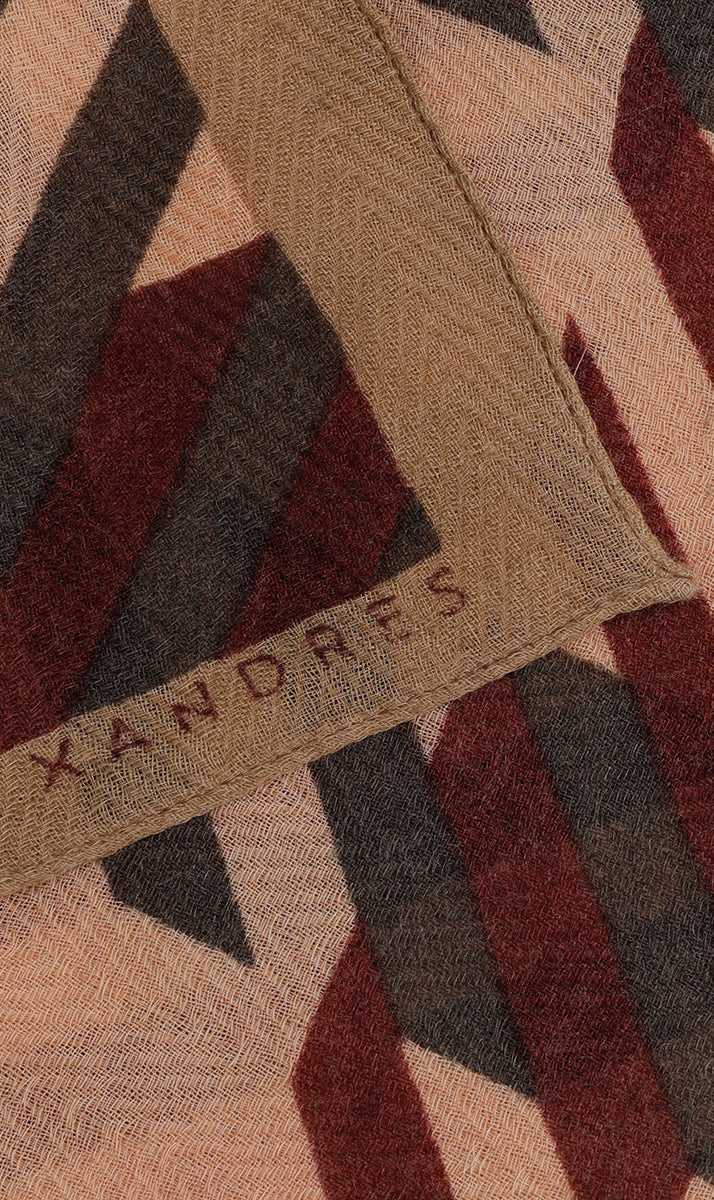 Sjaals rood Xandres - Image 2