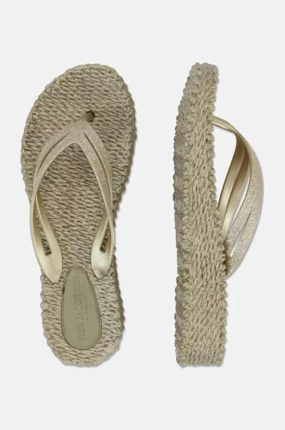 Slippers goud Ilse Jacobsen