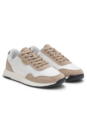 Sneakers beige Boss Men Black