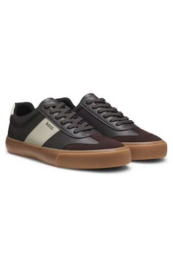 Sneakers bruin Boss Men Black