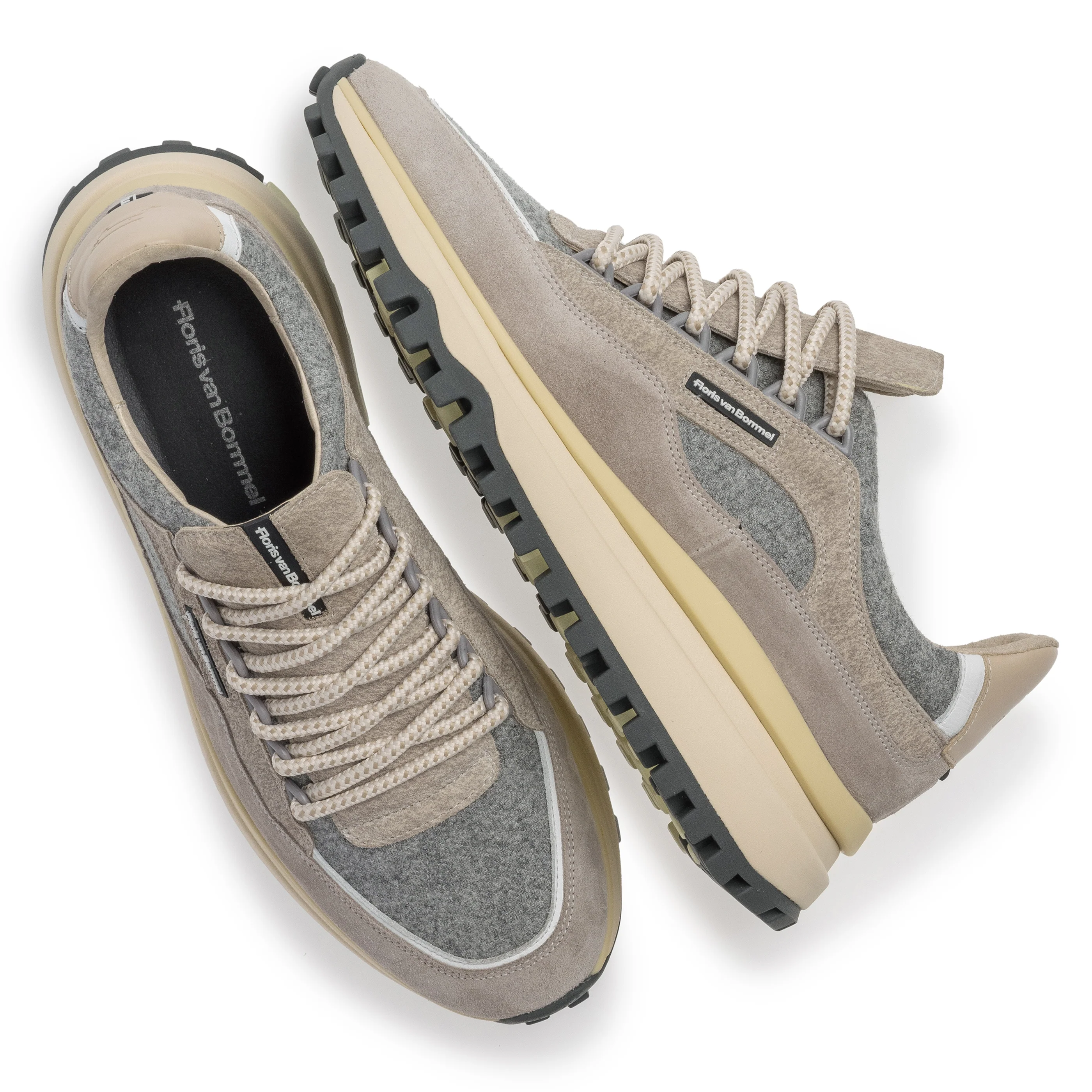 Sneakers bruin Floris Van Bommel