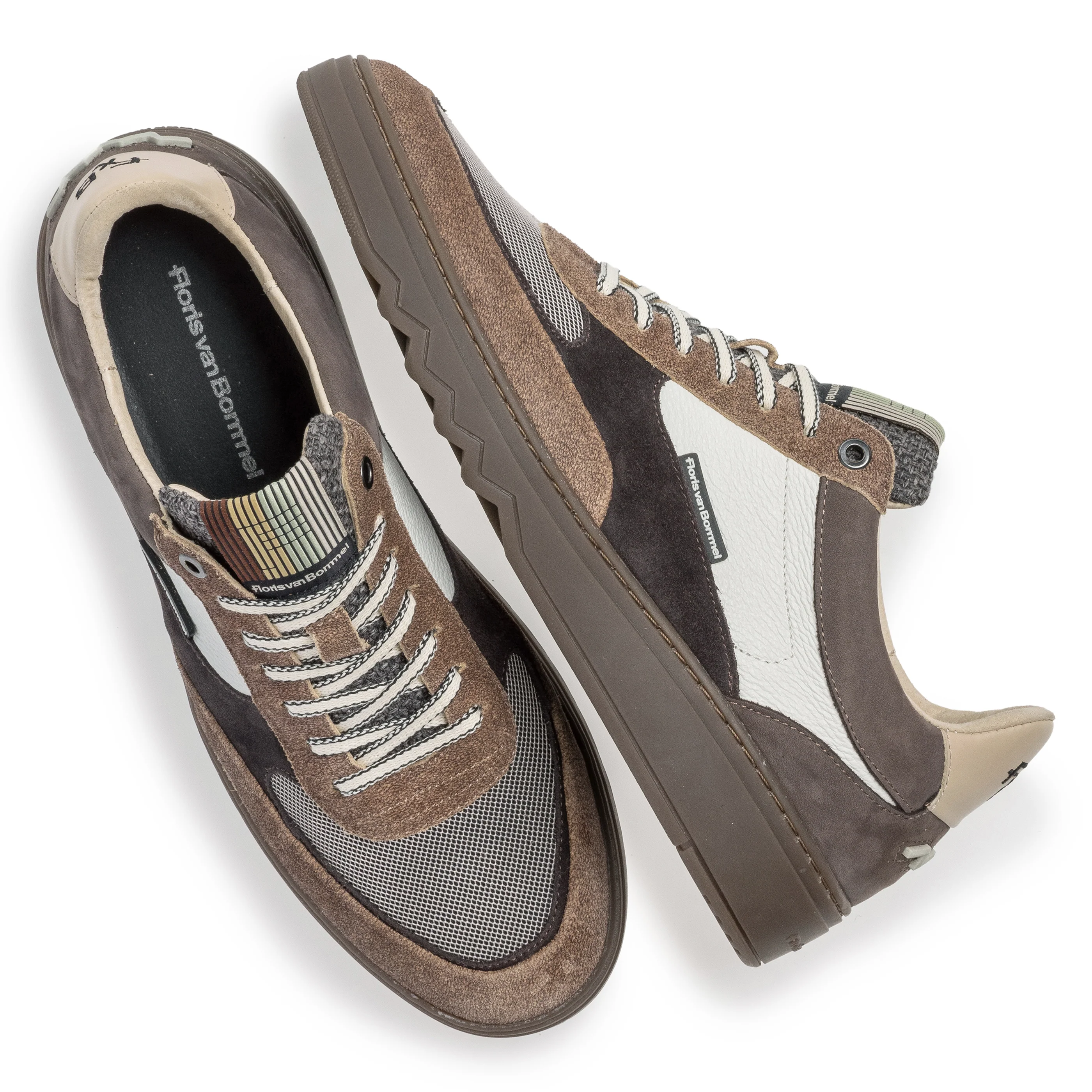 Sneakers bruin Floris Van Bommel