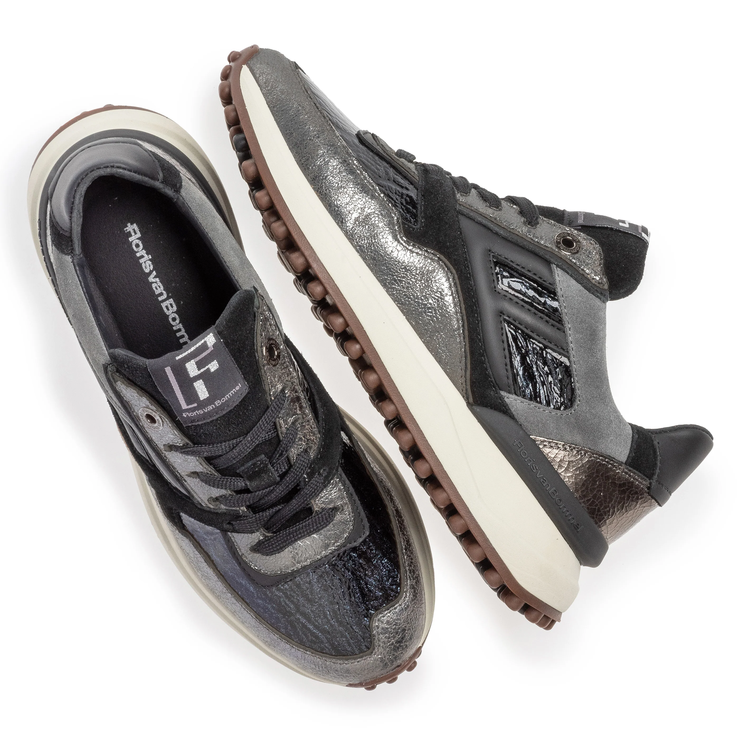 Sneakers zilver Floris Van Bommel