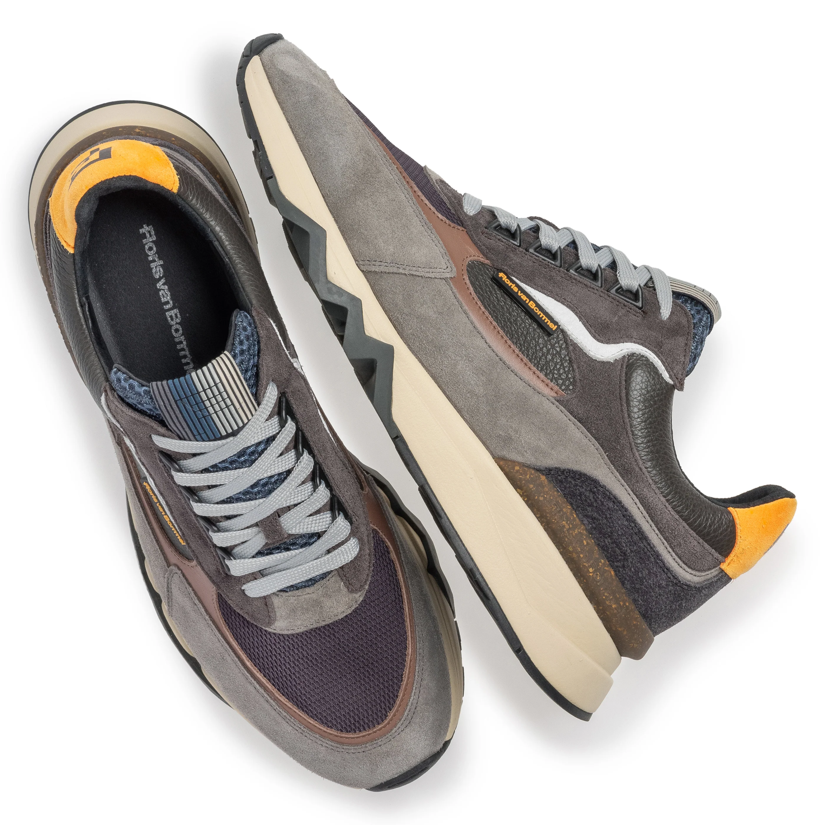 Sneakers grijs Floris Van Bommel