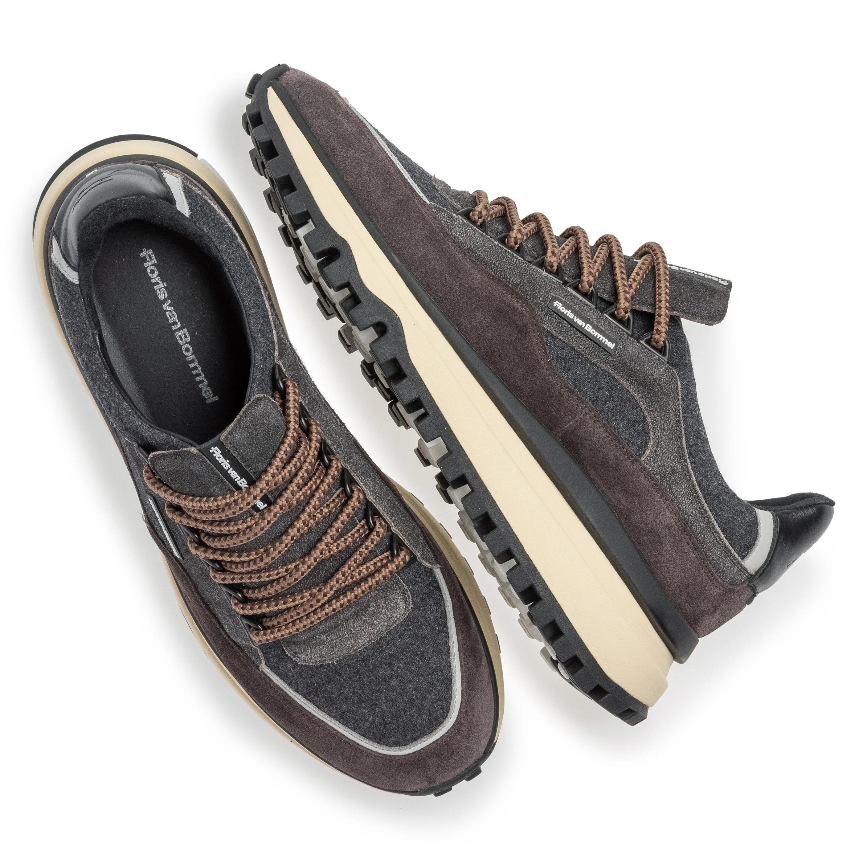 Sneakers grijs Floris Van Bommel