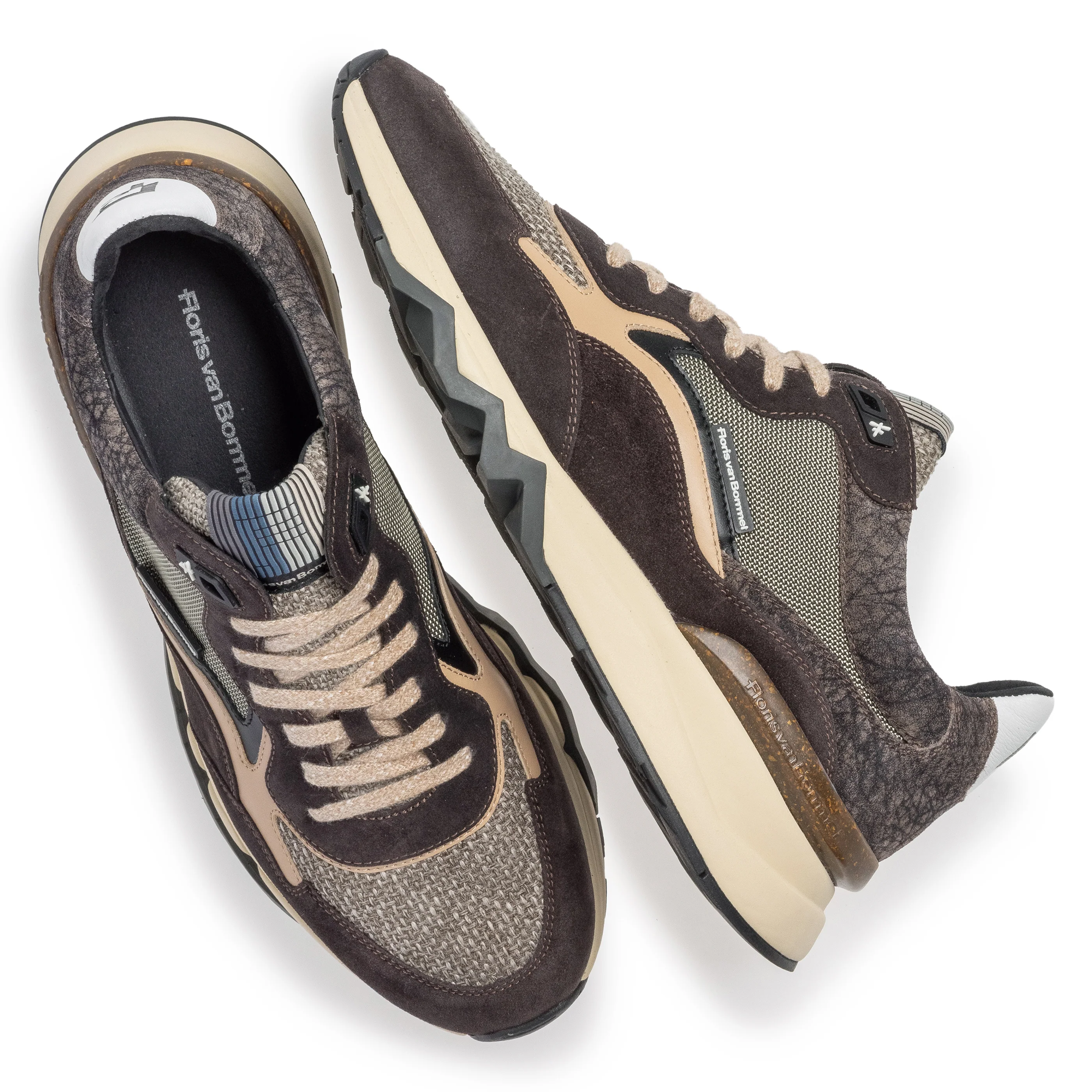 Sneakers grijs Floris Van Bommel