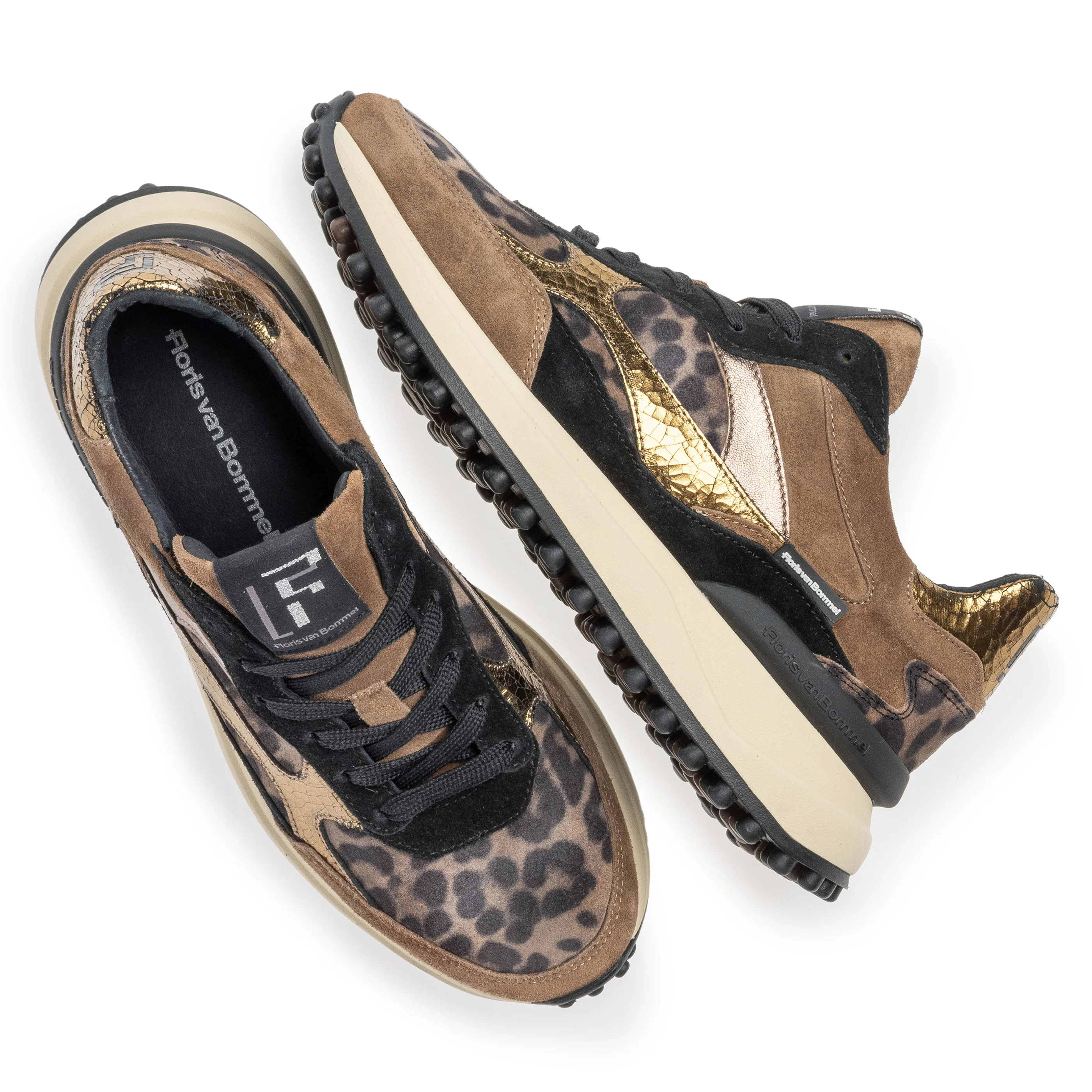 Sneakers grijs Floris Van Bommel