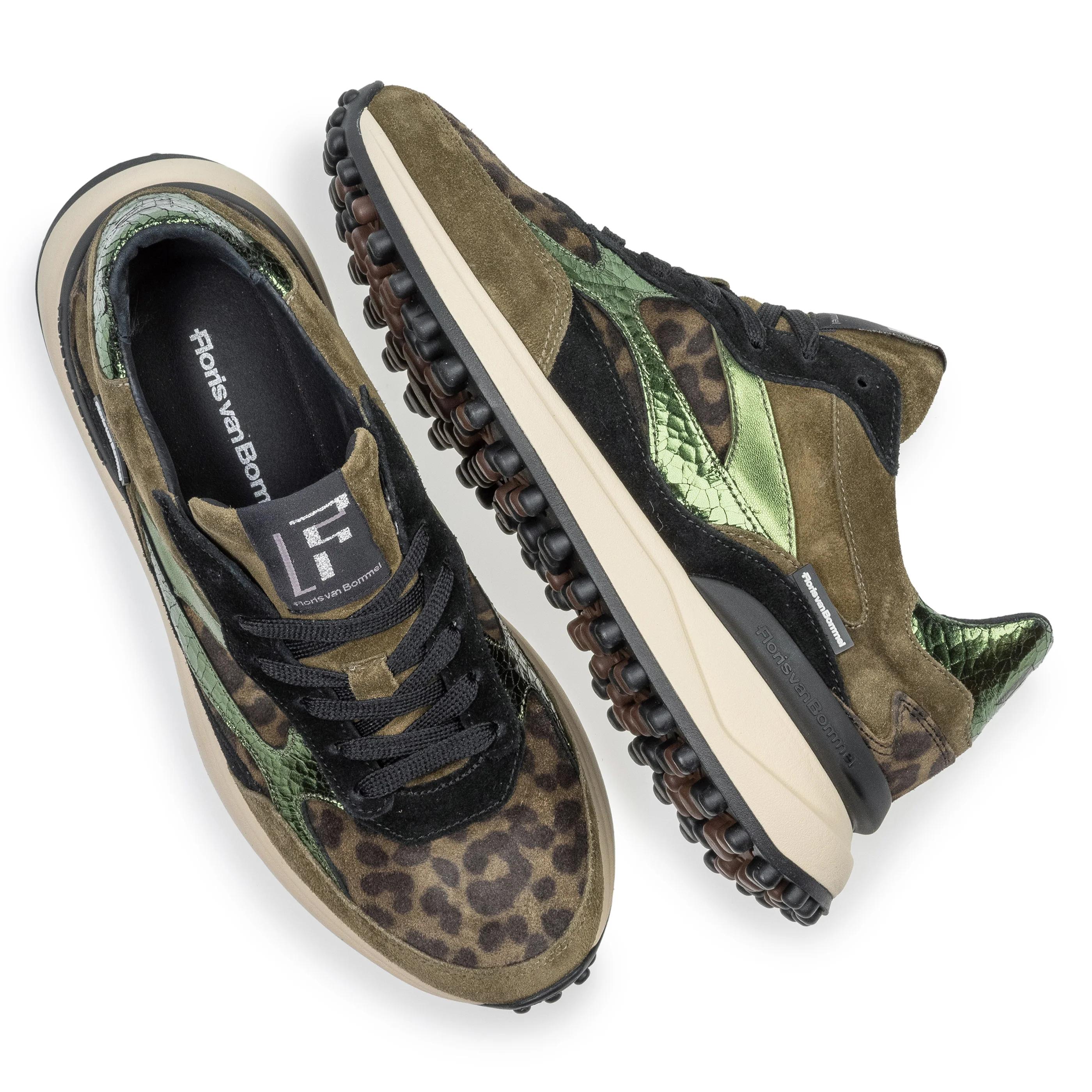 Sneakers groen Floris Van Bommel