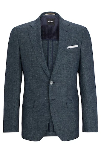 Sportvesten blauw Boss Men Black
