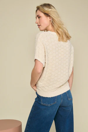 Pulls beige Marie Méro - Image 2
