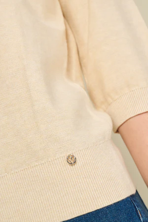 Pulls beige Marie Méro - Image 2