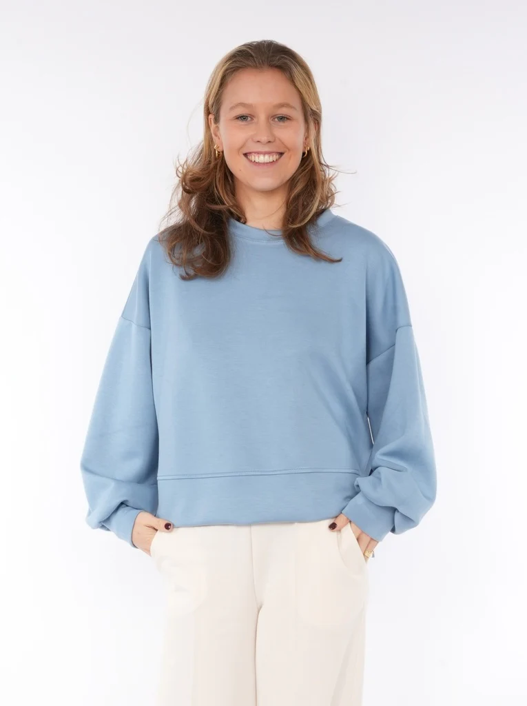 Sweaters blauw BLACK ROSE